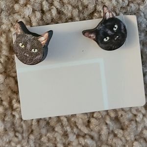 Black Cat Earrings